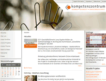 Tablet Screenshot of kompetenzz.de